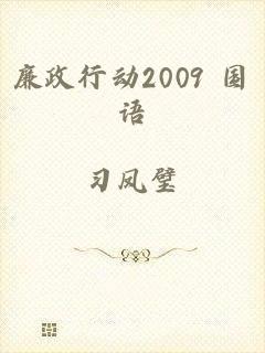 廉政行动2009 国语